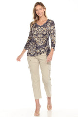 Carlie Top - Golden Fleur - CARINE