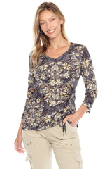 Carlie Top - Golden Fleur - CARINE