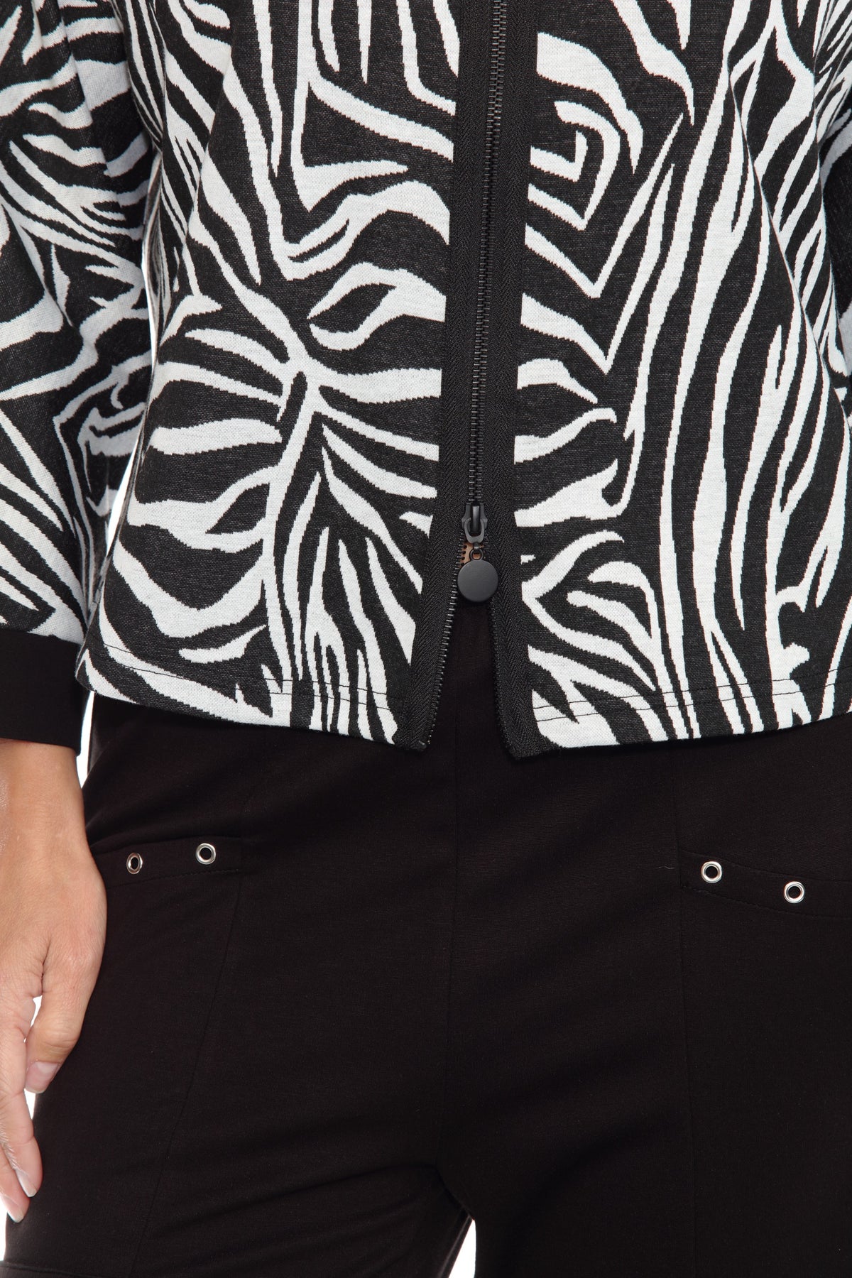 Zip-Down Swing Pullover - CARINE
