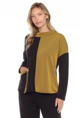 Color Block Pullover and Pant Matching Set