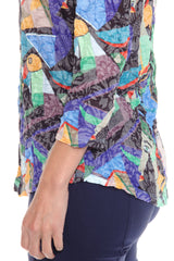 Round-Neck Top - Cubism - CARINE