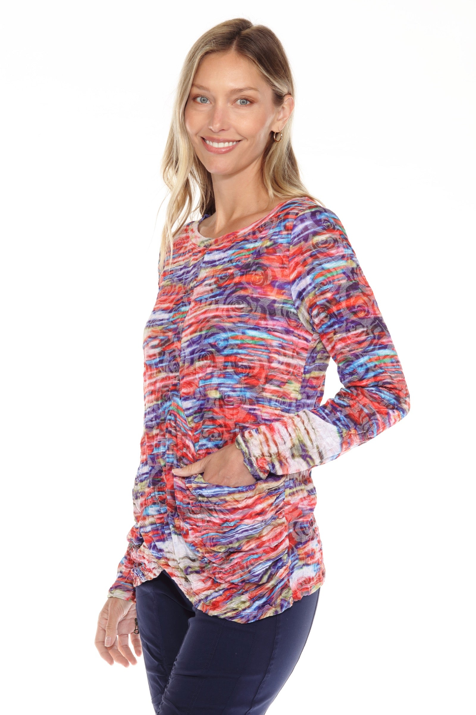 Evelyn Top - Radiant Lines - CARINE