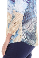 Round-Neck Top - Ocean Drift - CARINE