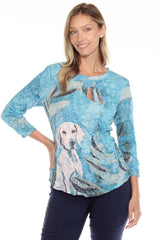 Round-Neck Top - Dream Hound - CARINE
