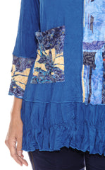 Madison Top - Indigo Tropic - CARINE