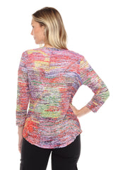 V-Neck Top - Sunset Haze - CARINE