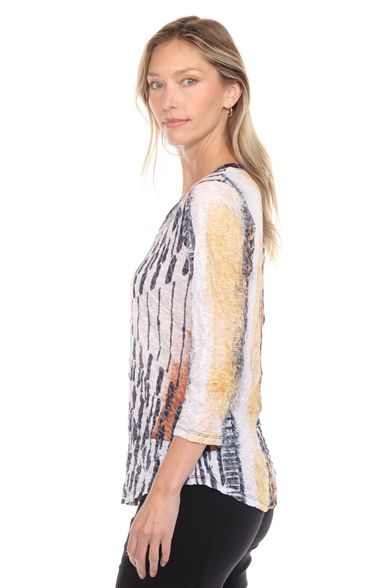 V-Neck Top - Wild Sands - CARINE