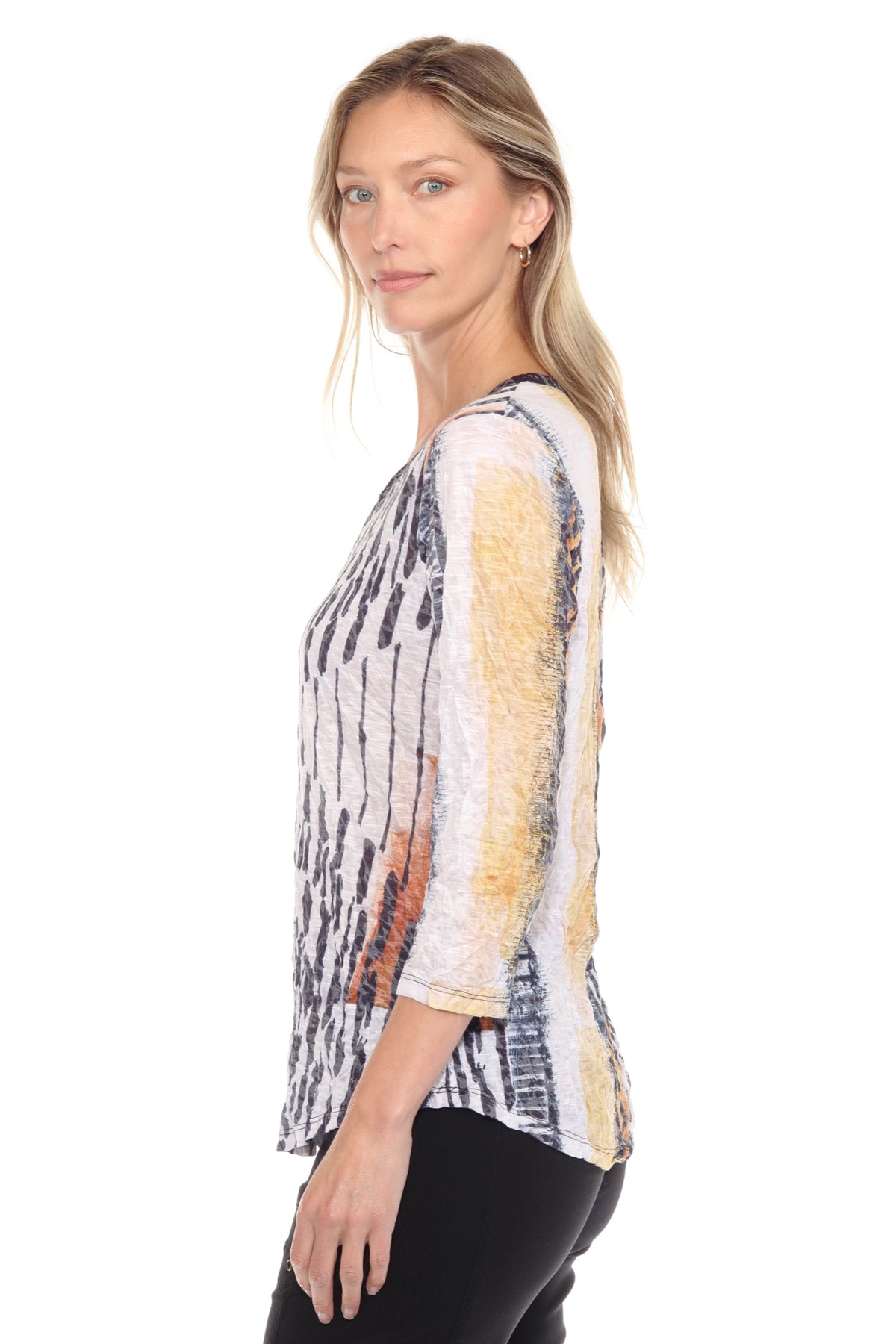 V-Neck Top - Wild Sands - CARINE