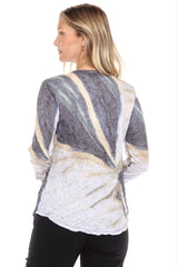 V-Neck Top - Whisper Veil - CARINE