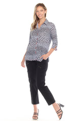 Sabrina Shirt - Dot Swirl - CARINE