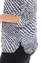 Sabrina Shirt - Dot Swirl - CARINE