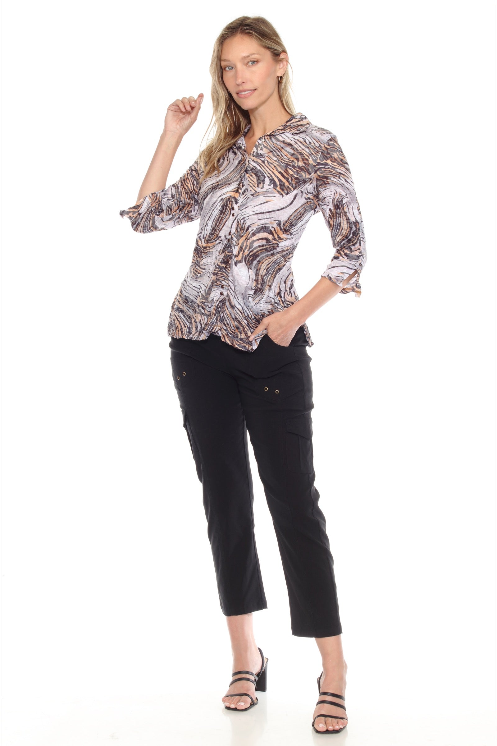 Sabrina Shirt - Sandstone - CARINE
