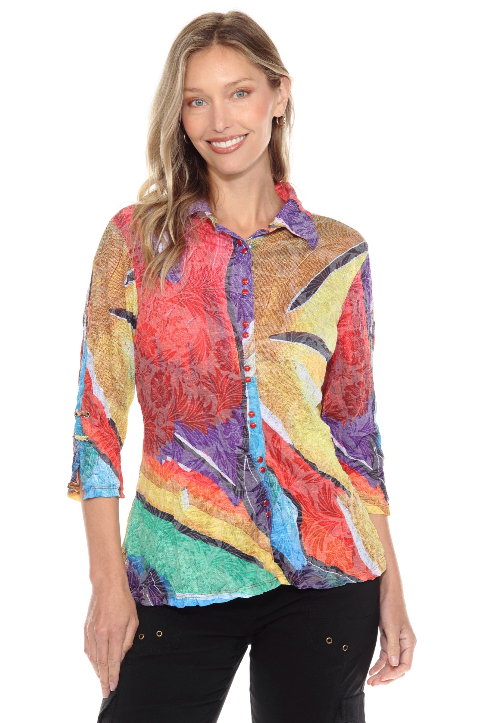 Sabrina Shirt - Island Flare - CARINE