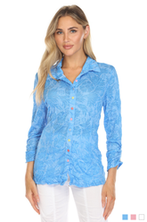Sienna Shirt w/ Color Buttons - CARINE