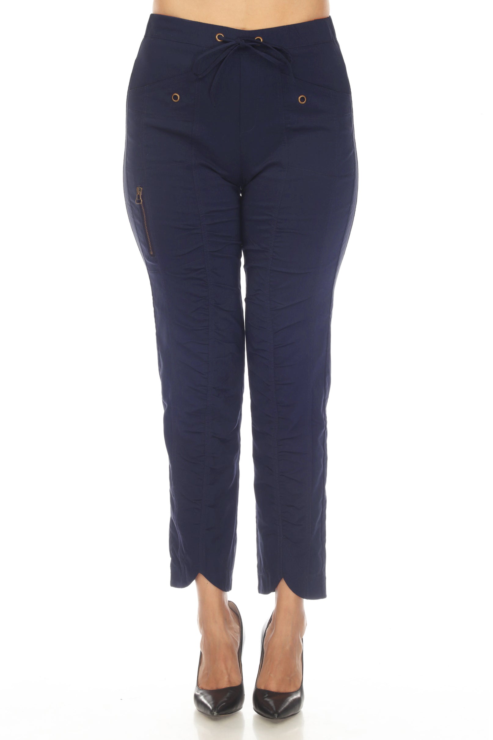 Ruched Scallop Pant - CARINE