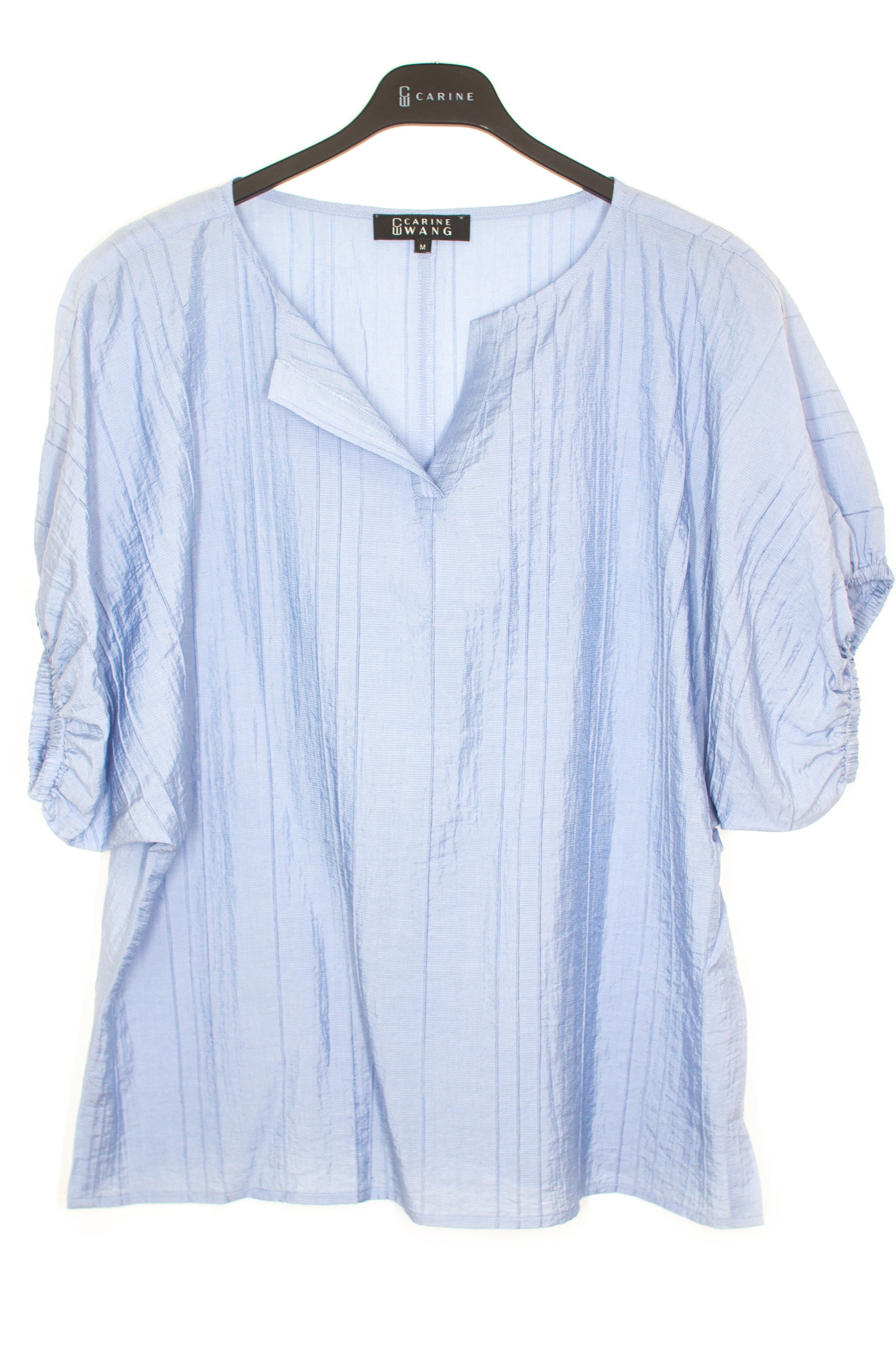 Split V-Neck Top - CARINE