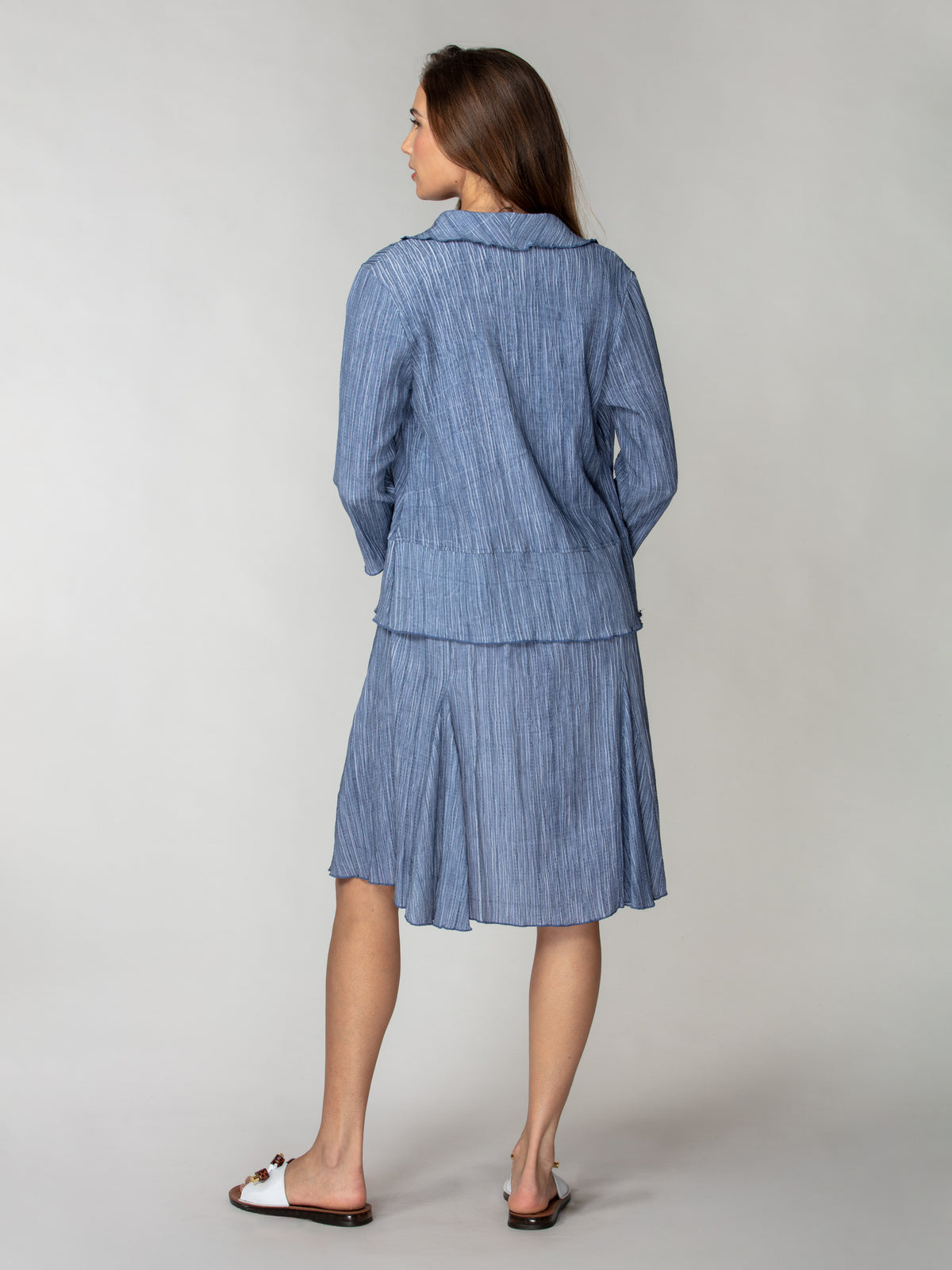 Riviera Two-Pocket Dress Set - Blue