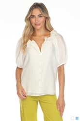 Petal Ruffle Top - CARINE