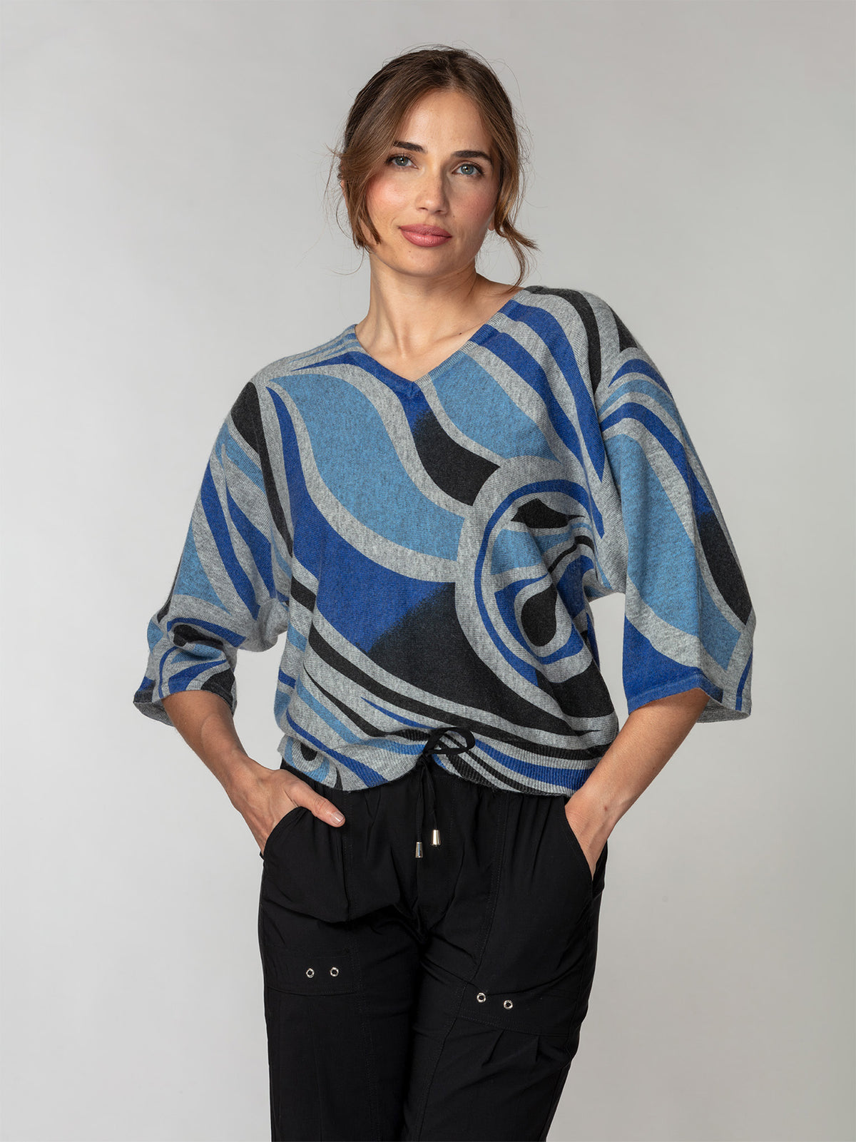 Light Knit Dolman Pullover