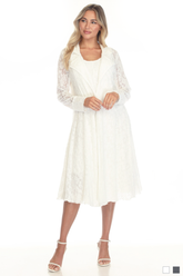 Textured Lace Duster Jacket - CARINE
