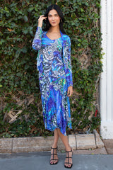 Sapphire Flutter Dress Set - CARINE