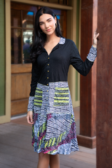 Duster Dress Jacket - Spectrum Dash - CARINE