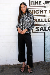 Zip-Down Swing Pullover and Pant Matching Set