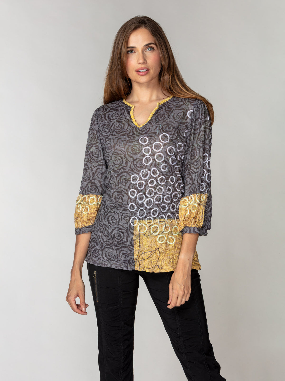 Maribel Top - Amber Pebbles