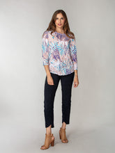 Round-Neck Top - Washed Tiles