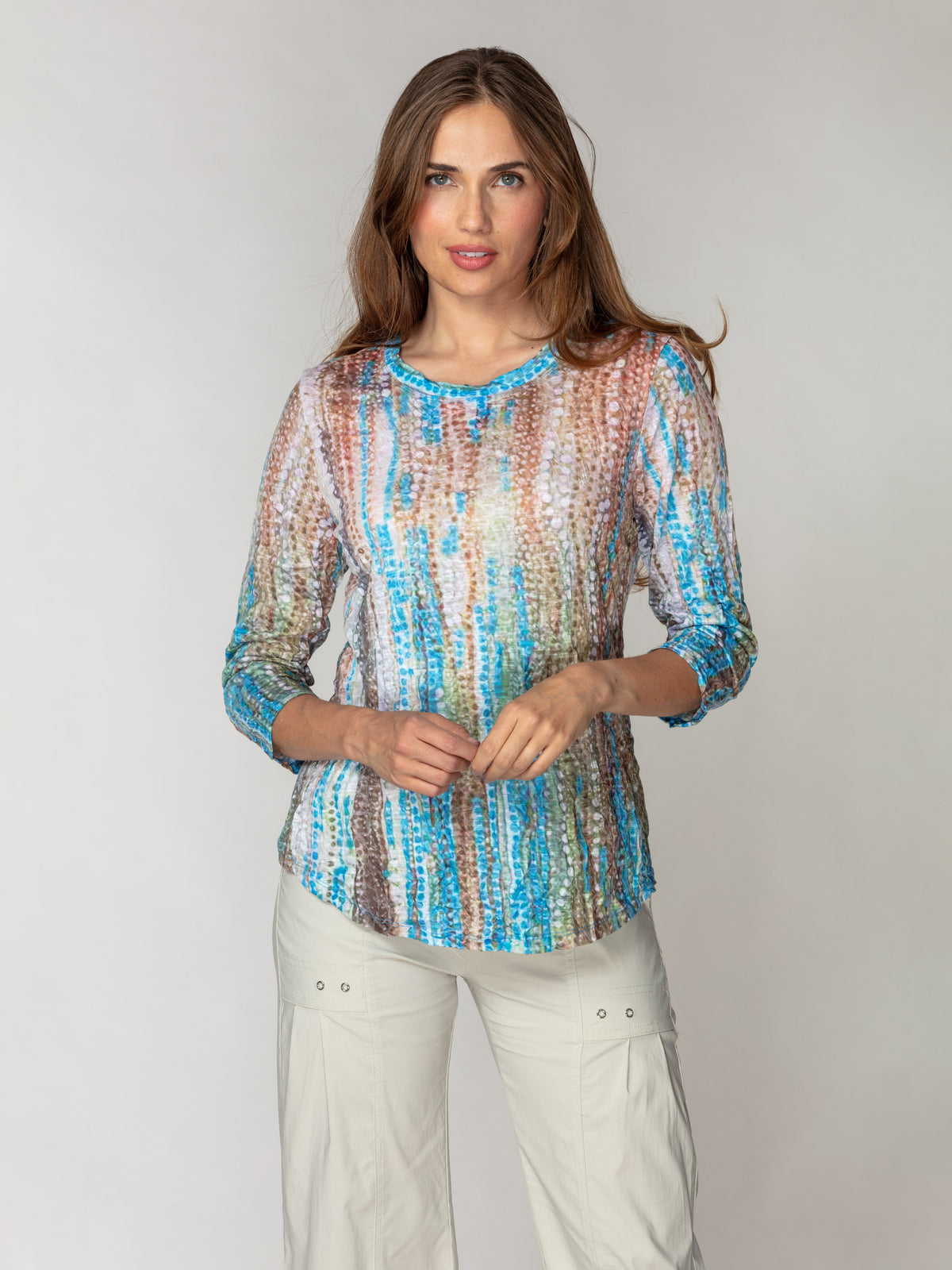 Round-Neck Top - Sandwash