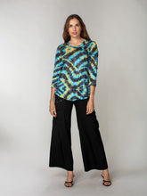 Round-Neck Top - Electric Whirl