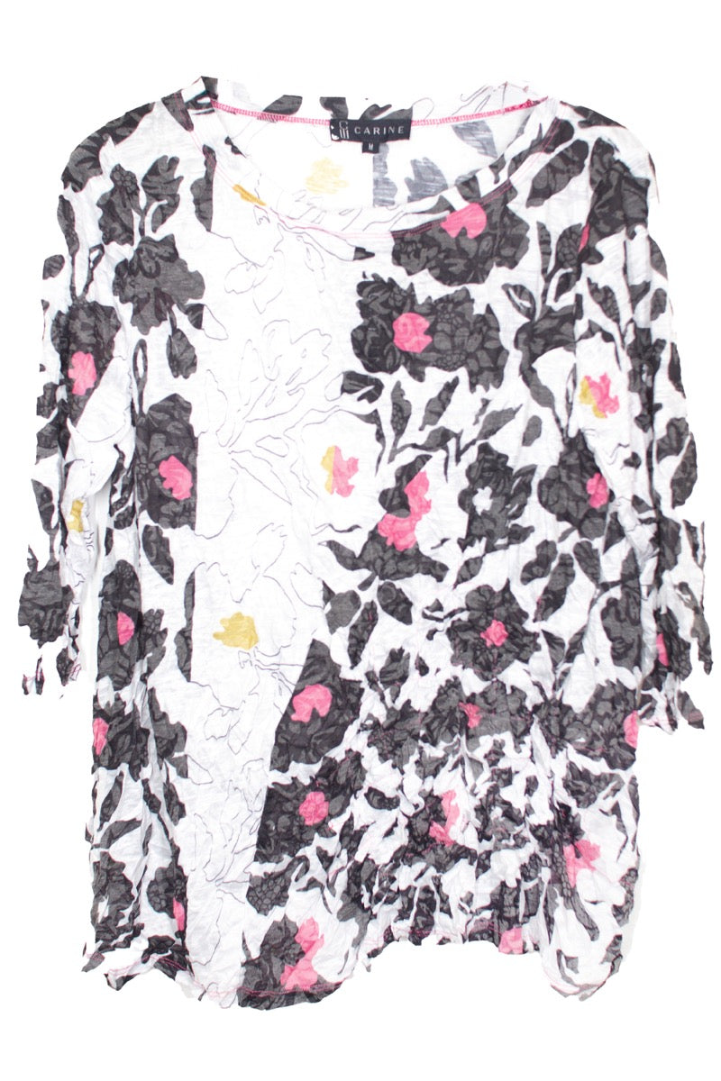 Jolene Top - Noir Bloom - CARINE