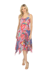 Priscilla Dress - Abstract Art - CARINE