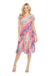 Gwen Dress S/S - Color Zone - CARINE