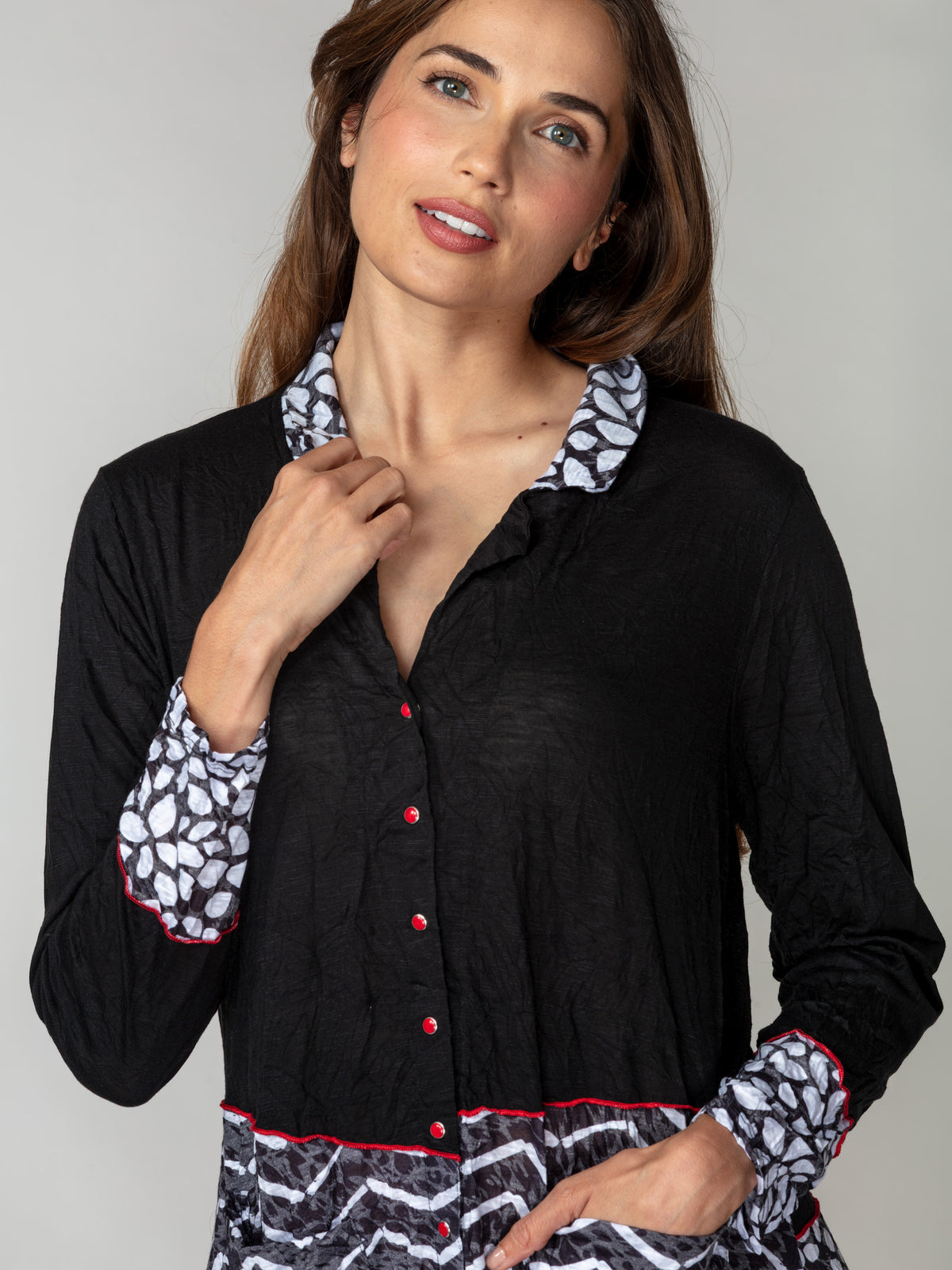 Duster Dress Jacket - Stone Path
