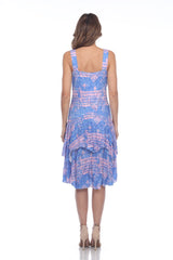 Paige Dress - Periwinkle Mix - CARINE