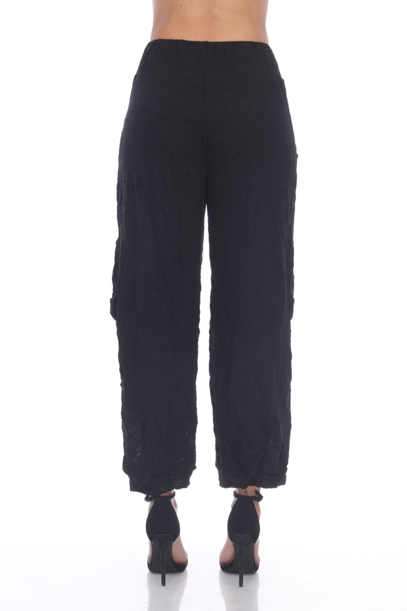 Pocket Pant - Black - CARINE