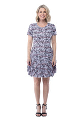 Riley Dress - Blush Animal - CARINE