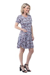 Riley Dress - Blush Animal - CARINE