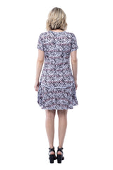 Riley Dress - Blush Animal - CARINE