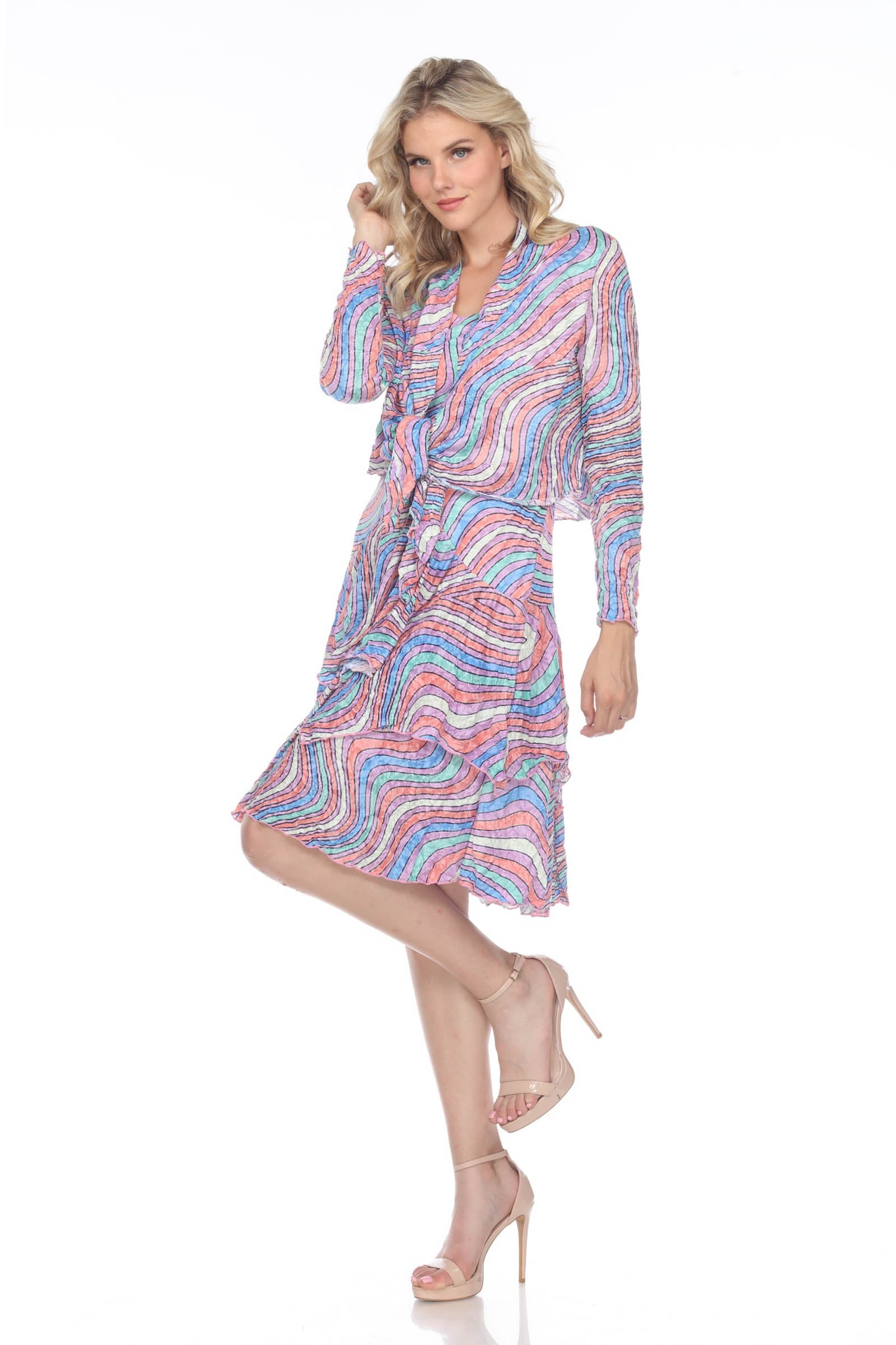 Paige Dress - Color Waves - CARINE