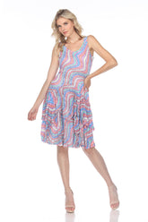 Paige Dress - Color Waves - CARINE