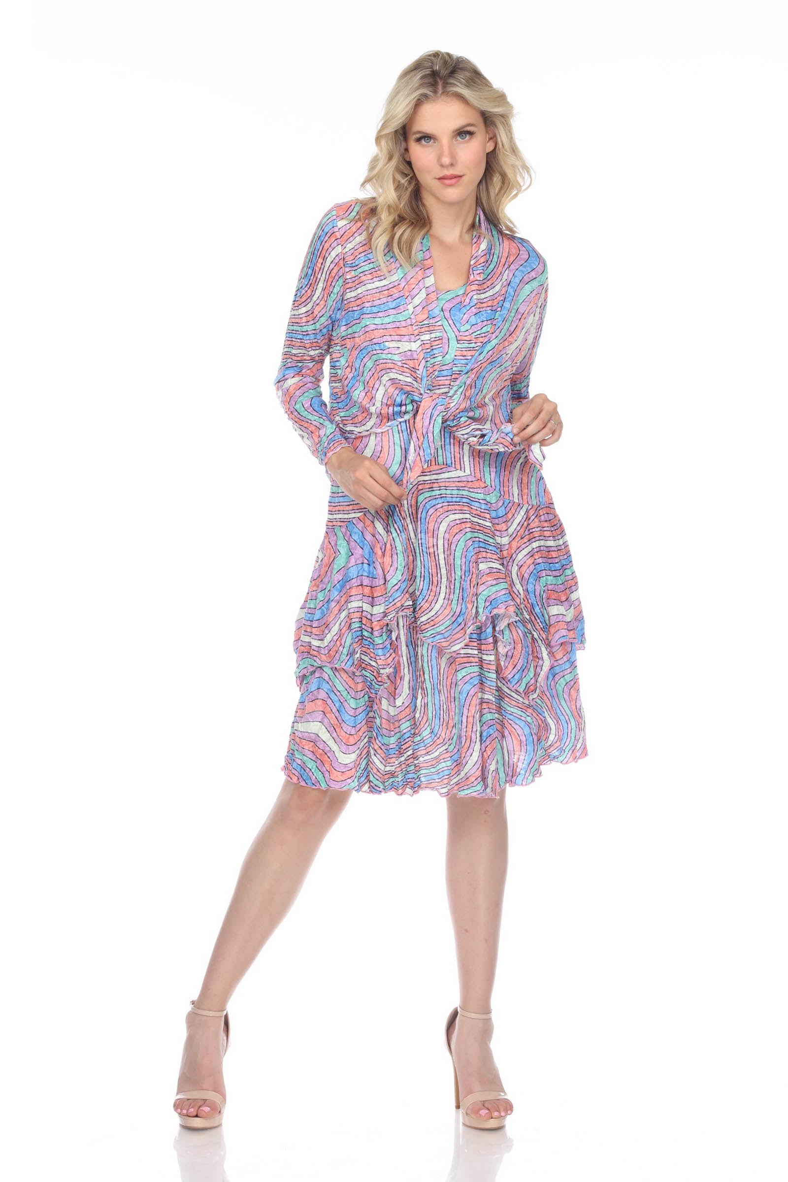 Paige Dress - Color Waves - CARINE