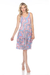 Paige Dress - Color Waves - CARINE