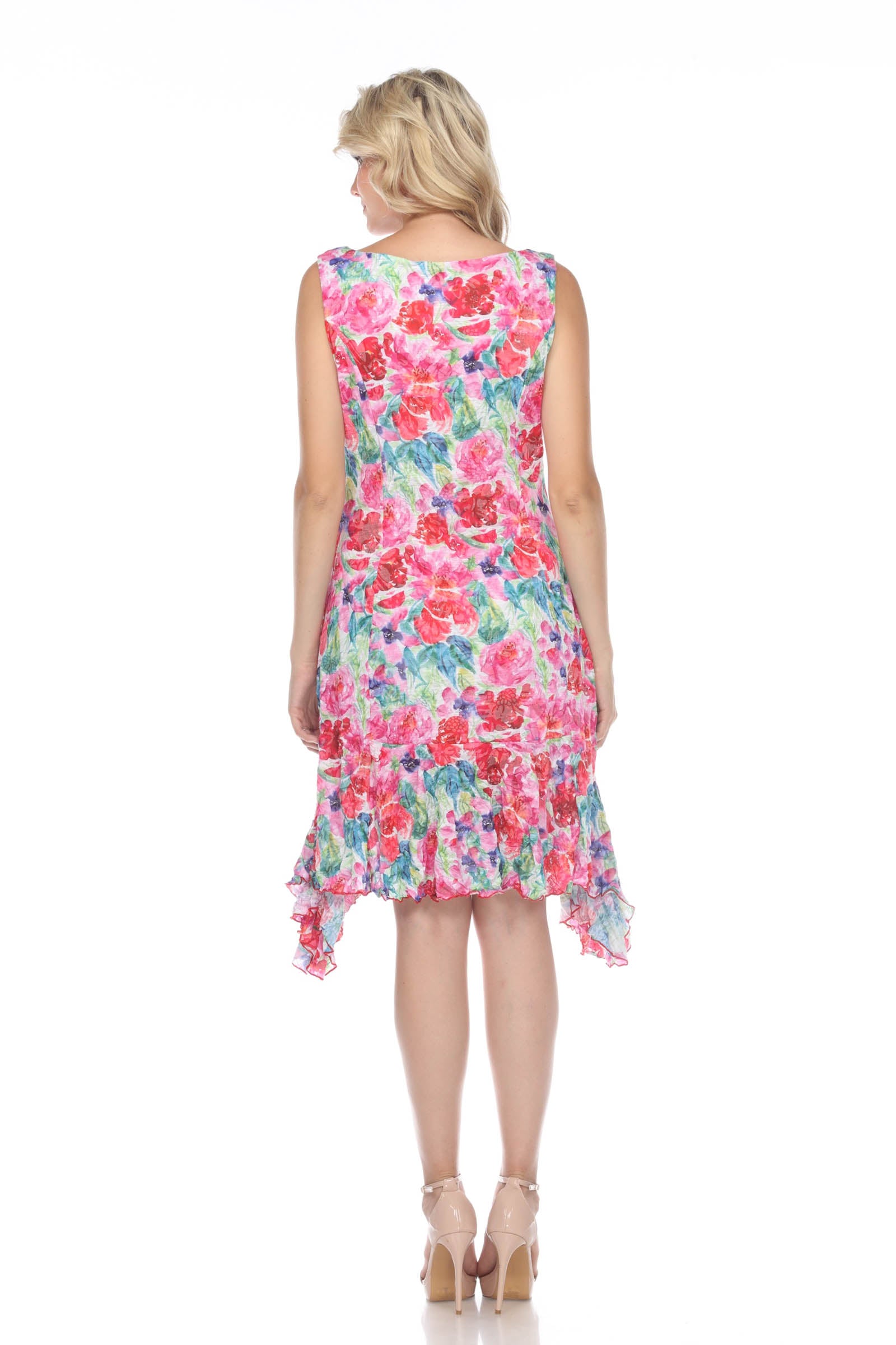 Victoria Dress - Flower Painting - CARINE