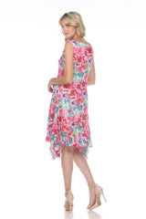 Victoria Dress - Flower Painting - CARINE