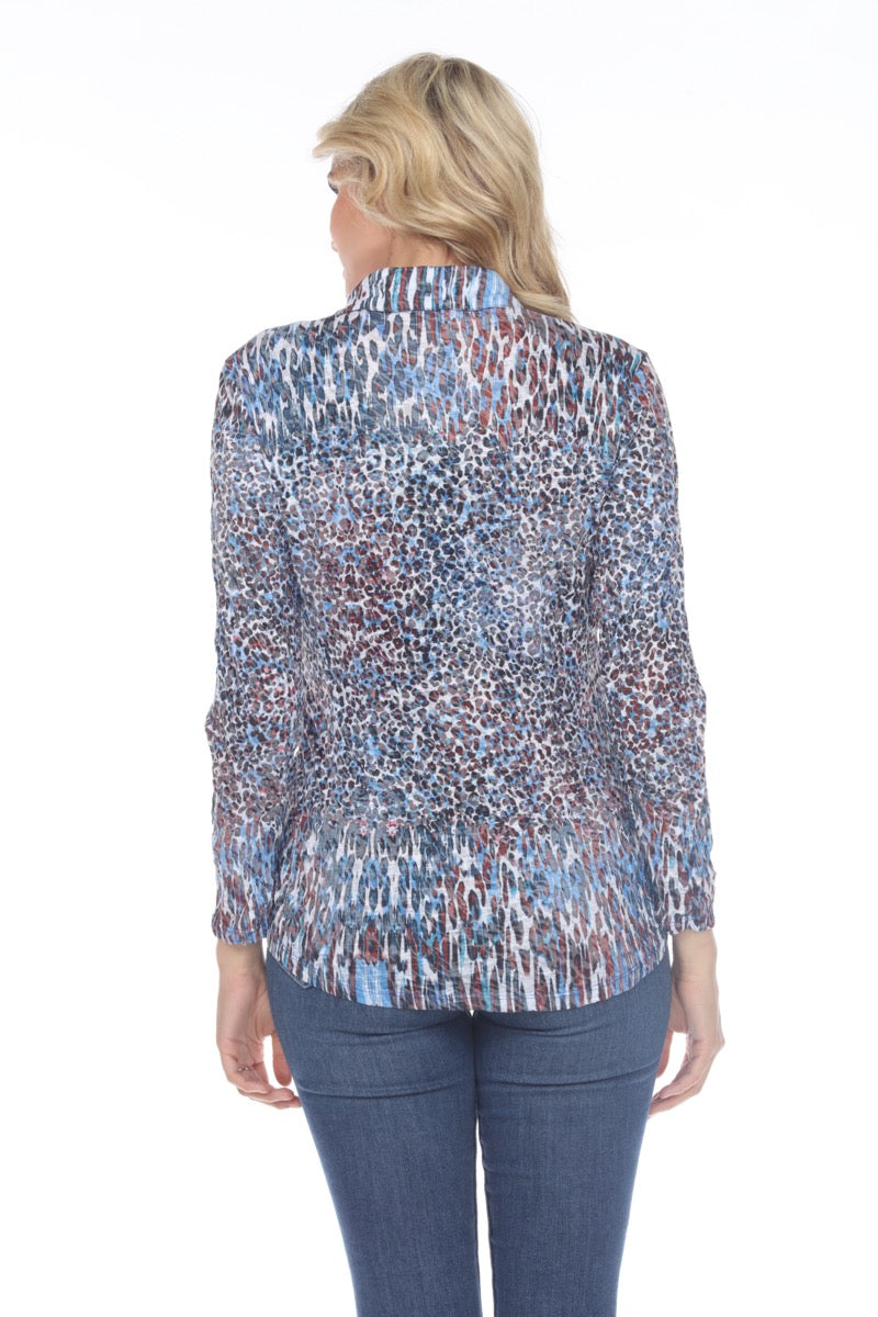 Elle Cardigan - Animal Spots - CARINE