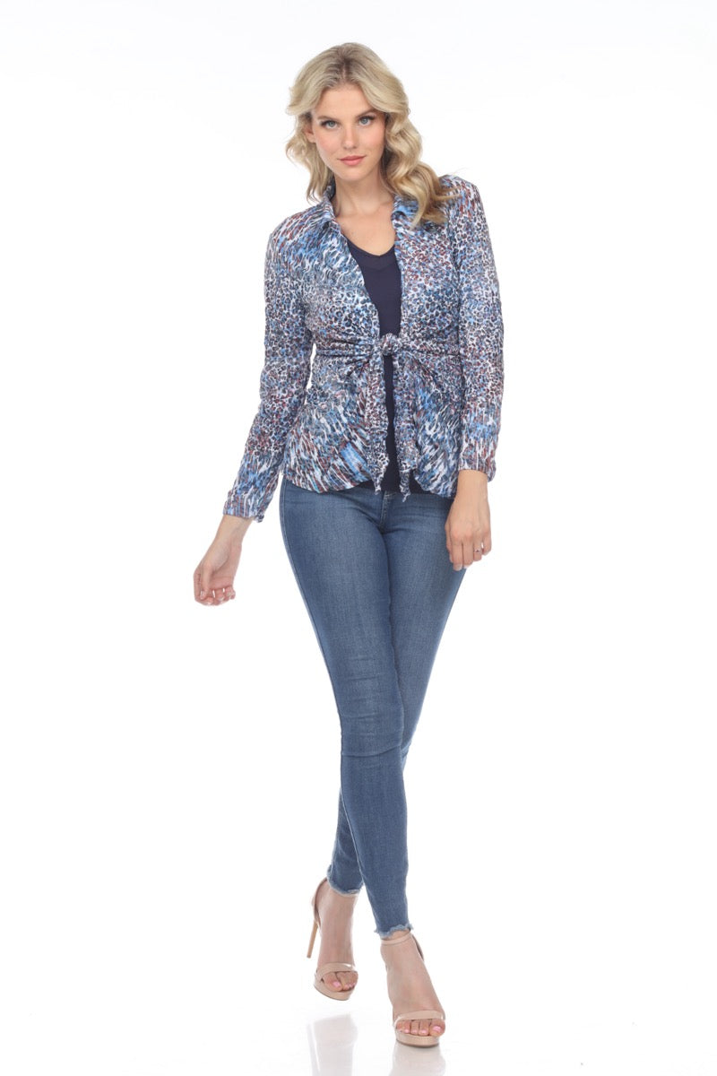 Elle Cardigan - Animal Spots - CARINE