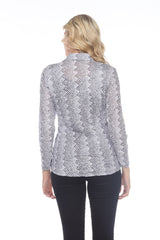 Elle Cardigan - Silver Sequin - CARINE