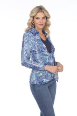Elle Cardigan - Sky Glitter - CARINE